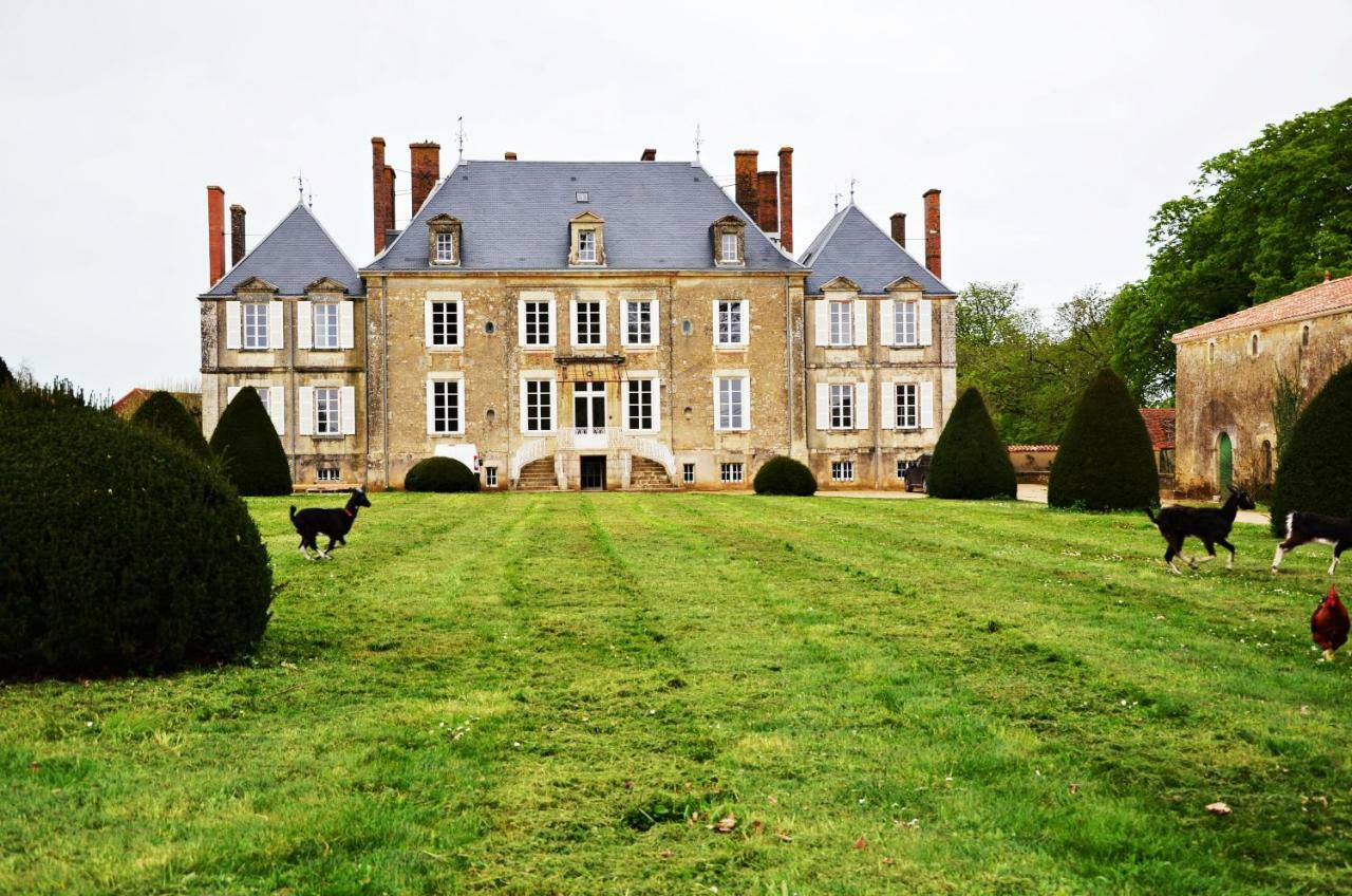 Chateau Des Noces Bazoges-en-Pareds Buitenkant foto